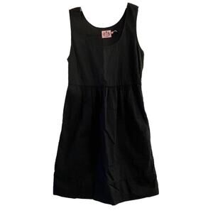 Juicy Couture Black Textured Mini Dress Sleeveless Size 0